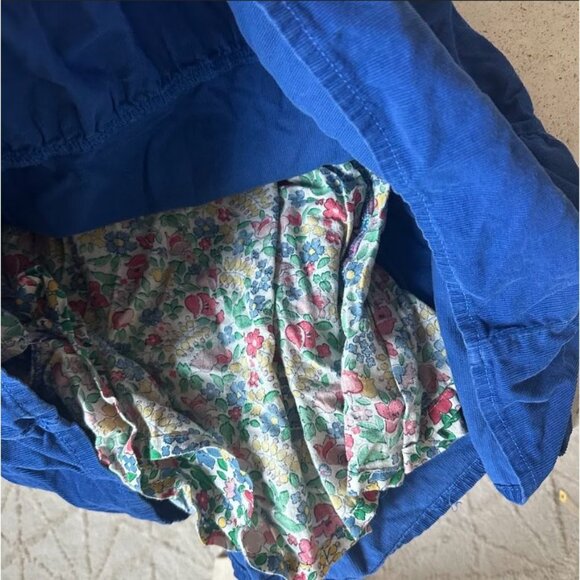 Mini Boden Easy Everyday Dress Short Sleeve Corduroy Dress in Blue Size 7-8Y - Picture 3 of 6